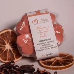 Jabón de Naranja Dulce e Hibiscus (Ninfas)