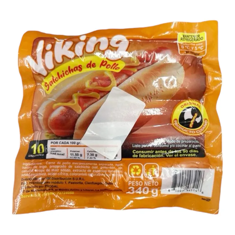 Perrito de pollo Viking 340g