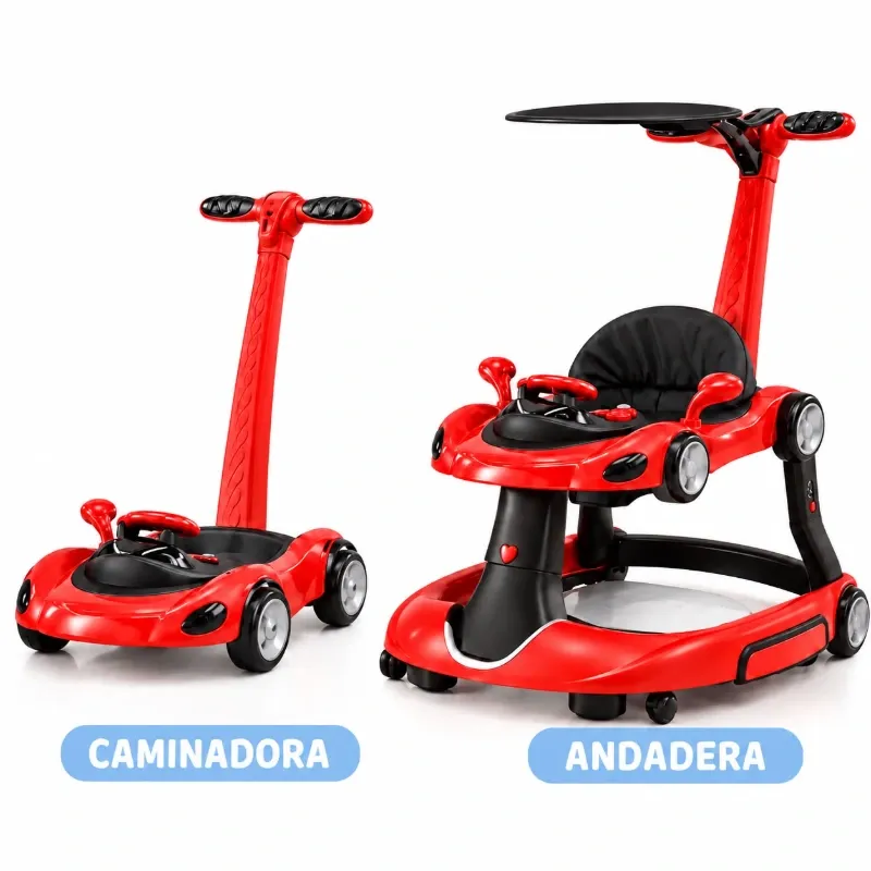 Andador Caminadora Rojo