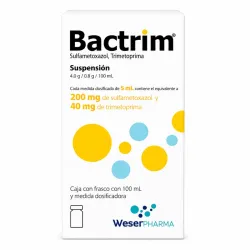 Bactrim® Antibiótico en Suspensión-Sulfametoxazol, Trimetoprima 100 mL