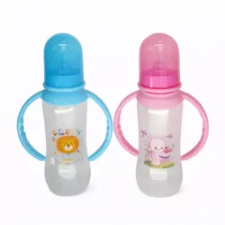 Biberón con asas, tetera Suave 4oz para Bebés