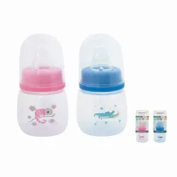Biberón con Tetera de Silicona suave 2oz para Bebés
