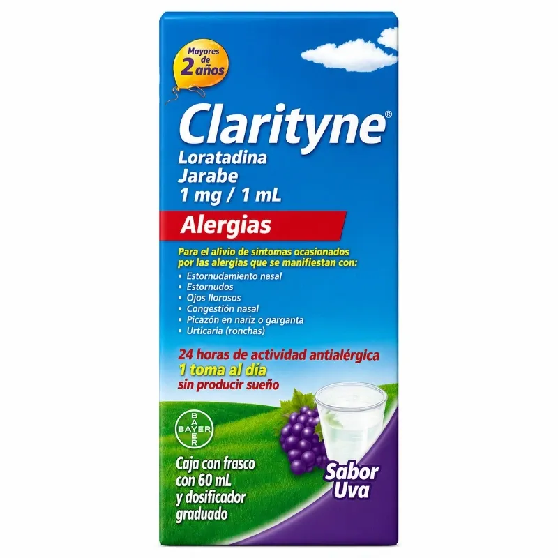 CLARITYNE® Jarabe Loratadina 1 mg / 1 mL