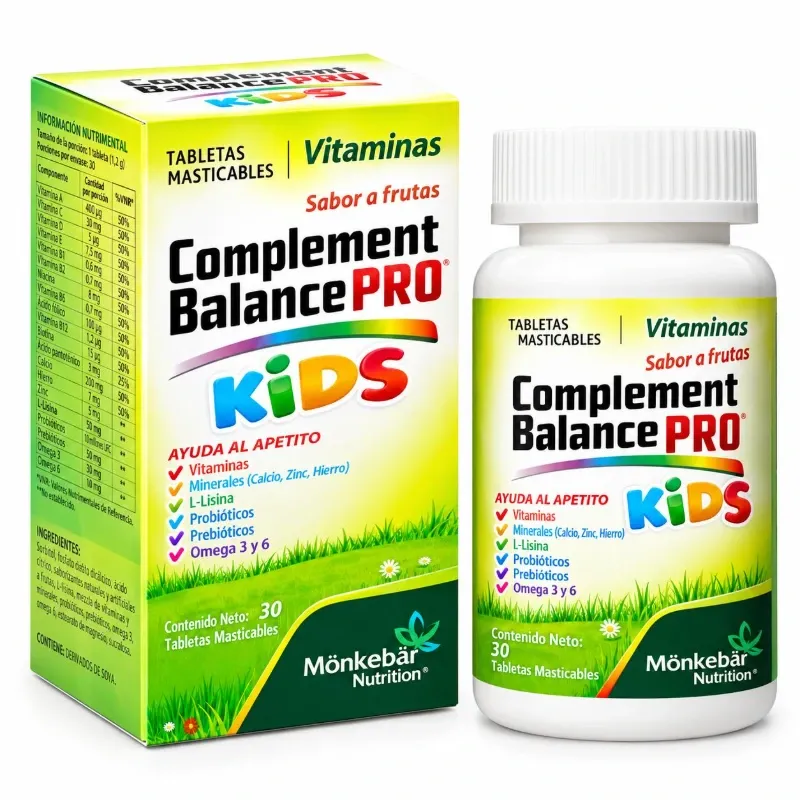 Complement Balance PRO KIDS – 30 Tabletas Masticables