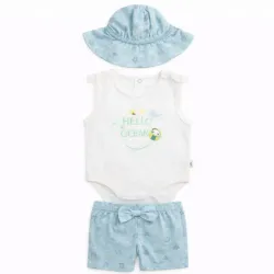 Conjunto Celeste con Gorro