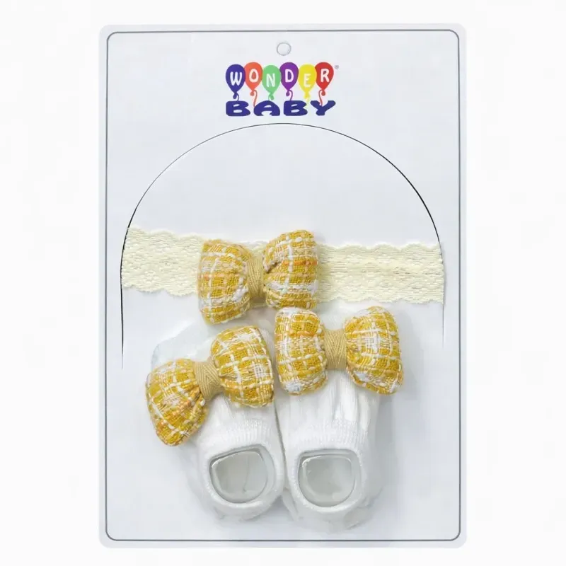 Conjunto de Cinta y zapaticos para Bebés