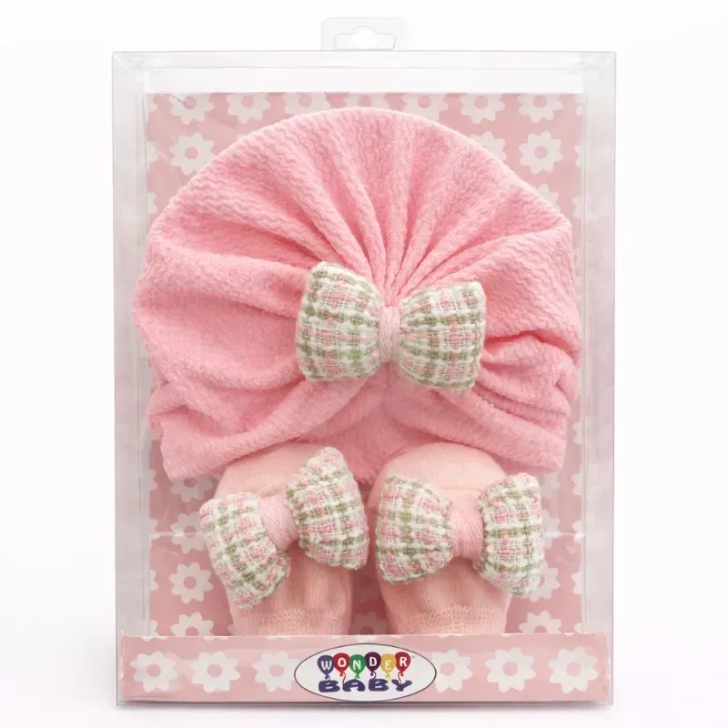 Conjunto de Gorros con Medias para Bebé