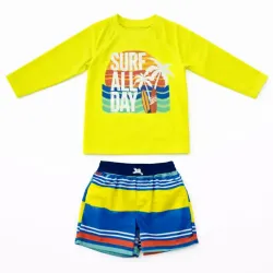 Conjunto de playa enguatada y short