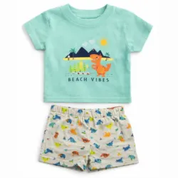 Conjunto de Pullover y Short con Dinosaurios