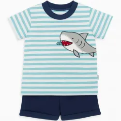 Conjunto de Pullover y Short con Tiburón