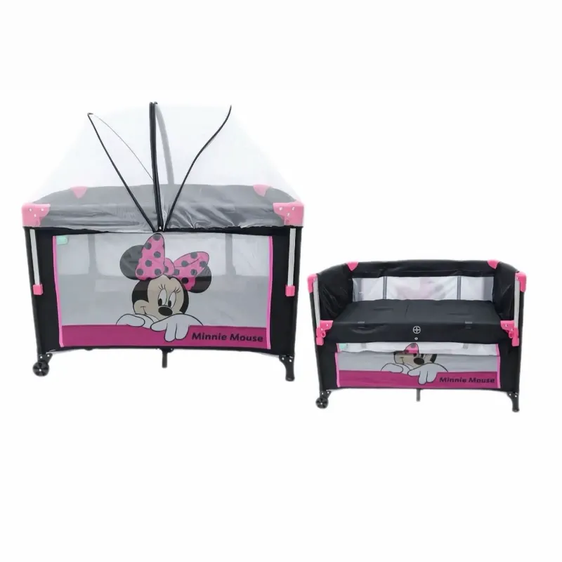 Cuna Corral Plegable con Mosquitero