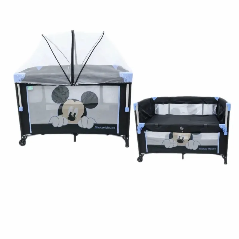 Cuna Corral Plegable con Mosquitero