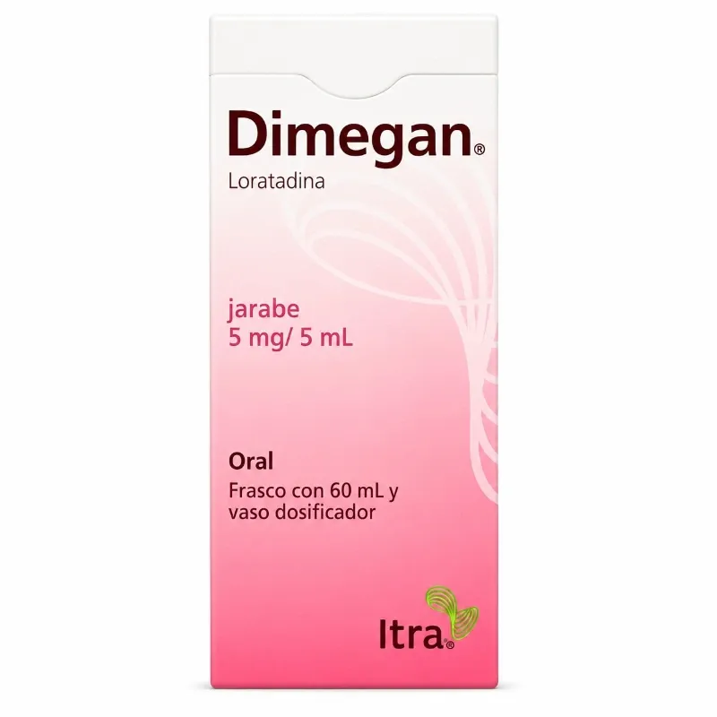 Dimegan® Loratadina 5 mg/5 mL Jarabe