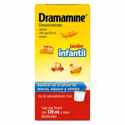 Dramamine® Dimenhidrinato Jarabe 250 mg/100 mL Infantil