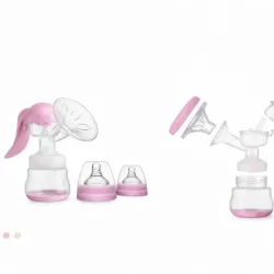 Extractor de Leche Manual 5oz Rosa