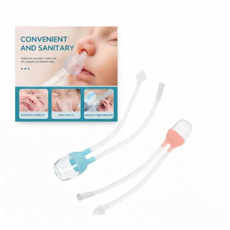 Extractor Nasal Manual Rosa / Azul