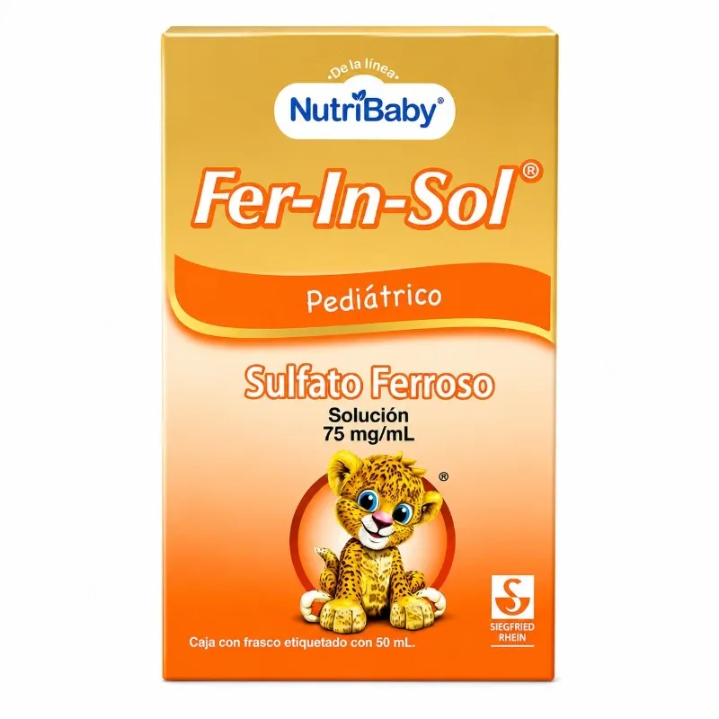 Fer-In-Sol® Pediátrico Sulfato Ferroso