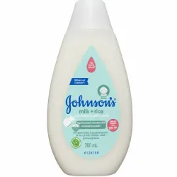 Gel de Baño Johnson para Piel Sensible de Bebe 200 ml Milk Rice 