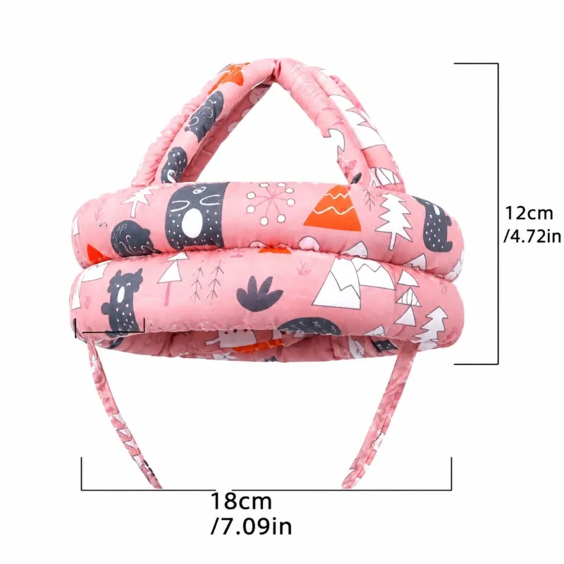 Gorro Anticaída con Velcro para Bebé