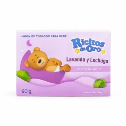 Jabón Infantil Hipoalergénico Ricitos de Oro 90g Lavanda y Lechuga
