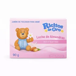Jabón Infantil Hipoalergénico Ricitos de Oro 90g Leche de Almendra