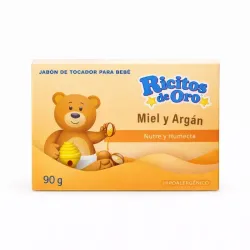  Jabón Infantil Hipoalergénico Ricitos de Oro 90g Miel y Argán 