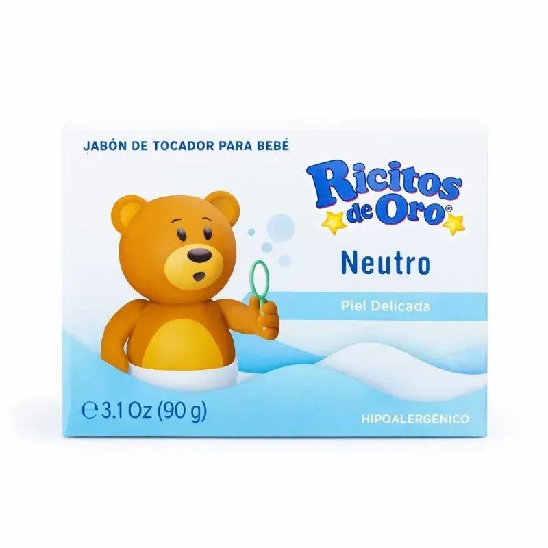 Jabón Infantil Hipoalergénico Ricitos de Oro 90g Neutro