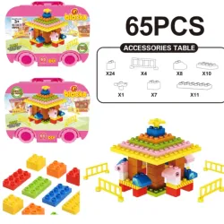 Juguete Carrito de Lego 65 piezas para Niñas