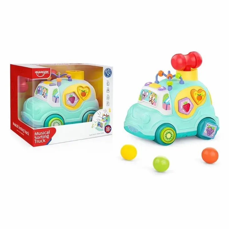 Juguete Carro Musical Azul Interactivo
