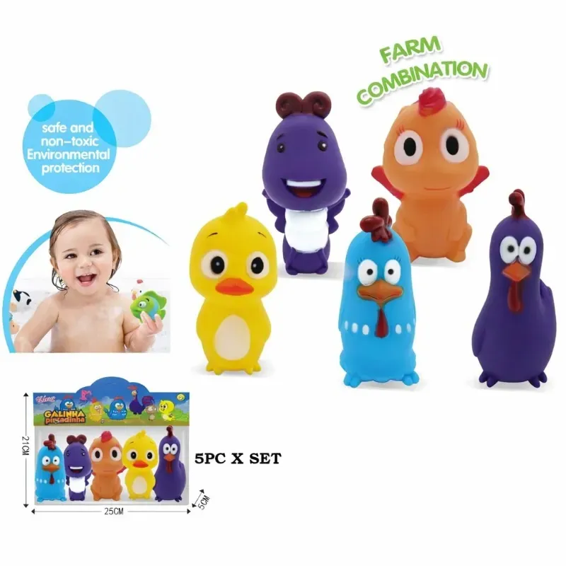 Juguete de Goma para Baño de Animalitos