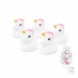 Juguete de Goma para el Baño de Unicornios.