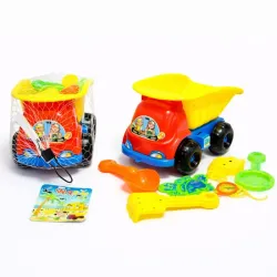 Juguete para la Playa - Camion con Papita, Rastrillo y Accesorios.