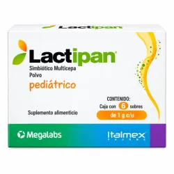 LACTIPAN-Simbiótico Multicepa en Polvo (Suplemento Alimenticio) 6 sobres