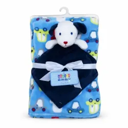 Manta de Apego con Colcha Azul para Bebé