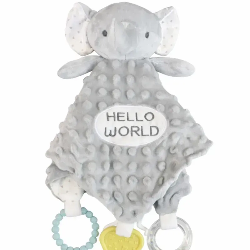 Manta de Apego con Mordedor de peluche para Bebé