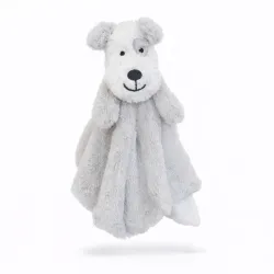 Manta de Apego Gris de Perrito para Bebé