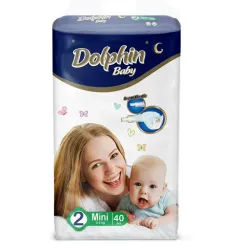 Pañales desechables Dolphin Baby Etapa 2 (40 piezas)