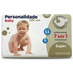 Pañales desechables Personalidade Baby talla G (54 piezas)