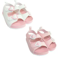 Sandalias para Bebé 🩷con Hebilla de Corazón