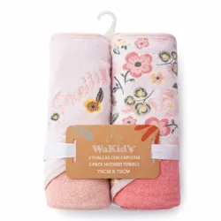 Set de 2 Toallas con Capucha para Baño