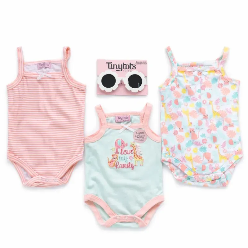 Set de 3Pzas Body con Tirante y Gafas