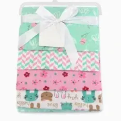 Set de 4 Pañales de Algodón para Cuna Hipoalérgico