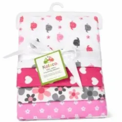 Set de 4 Pañales de Algodón para Cuna Hipoalérgico