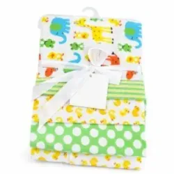 Set de 4 Pañales de Algodón para Cuna