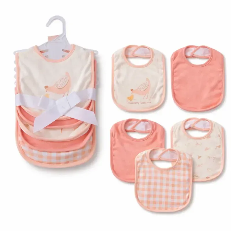 Set de 5 Baberos para Niñas
