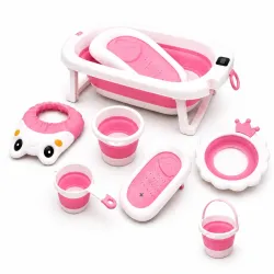 Set de Baño con Varias Piezas en Rosado
