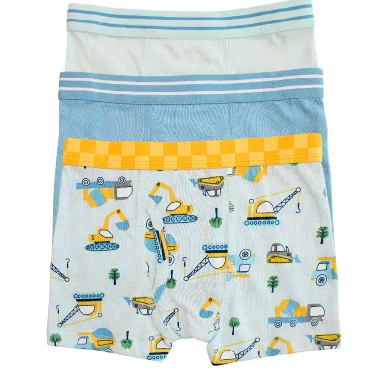 Set de Boxers Temática Grúas/Camiones