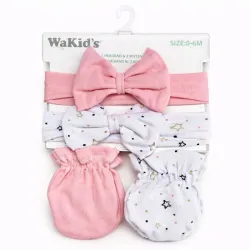 Set de Cintas y Manoplas para Bebé con Estampados 