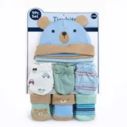 Set de Gorro, Manoplas y Medias para Bebé