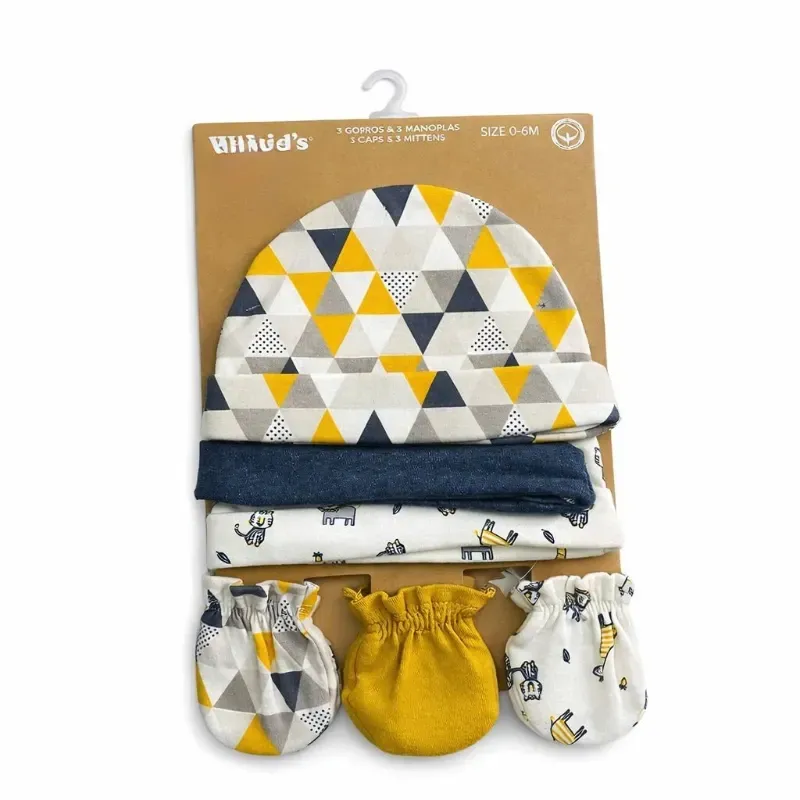 Set de Gorro y Manoplas para Bebé